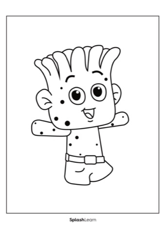 Blu coloring page 