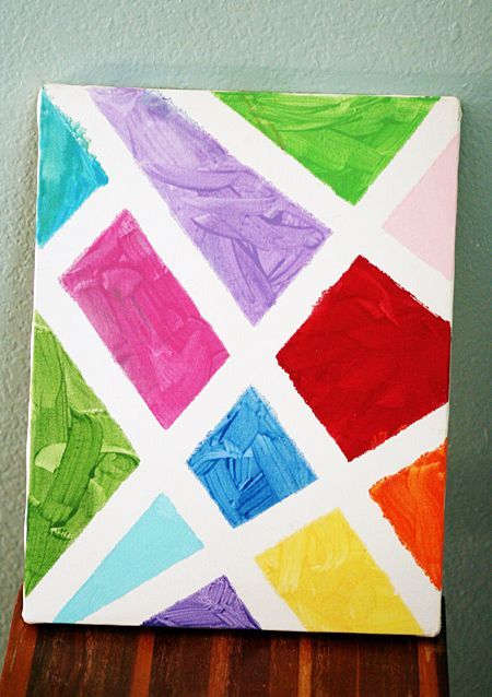 simple canvas painting ideas for kids