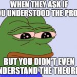 Sad pepe school memes