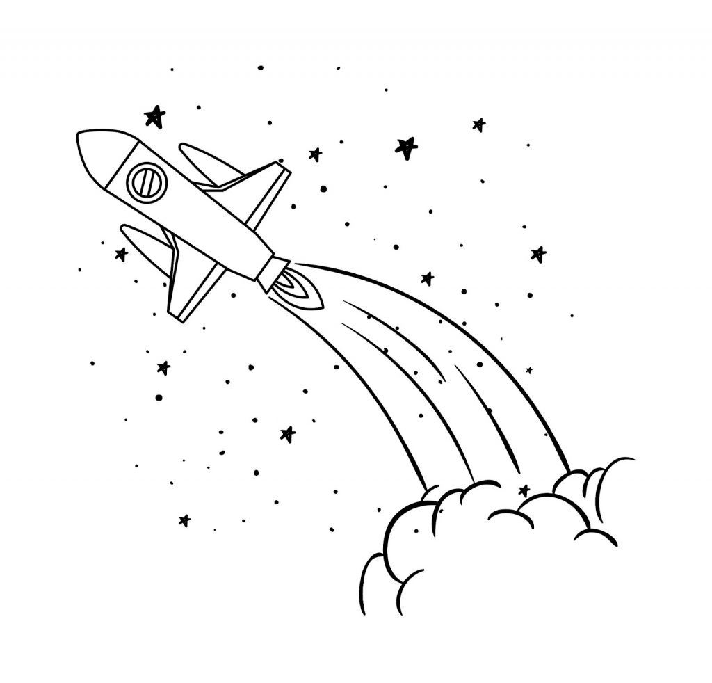 Rocket Drawing With Color | Beautiful Drawing Videos For Kids - YouTube |  Drawing videos for kids, Easy drawings for kids, Best drawing for kids