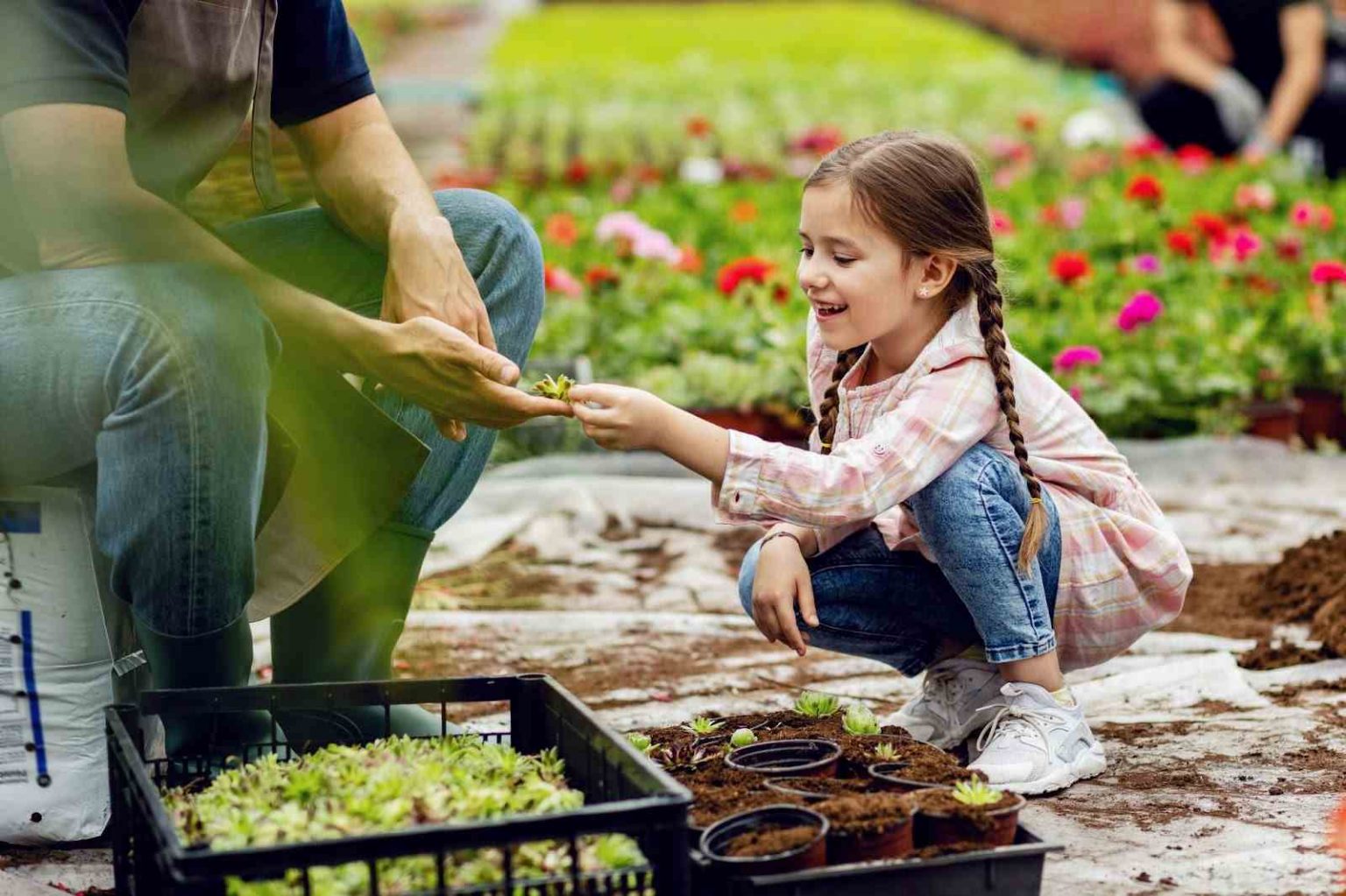 Фермерские дочки. Gardening with students.