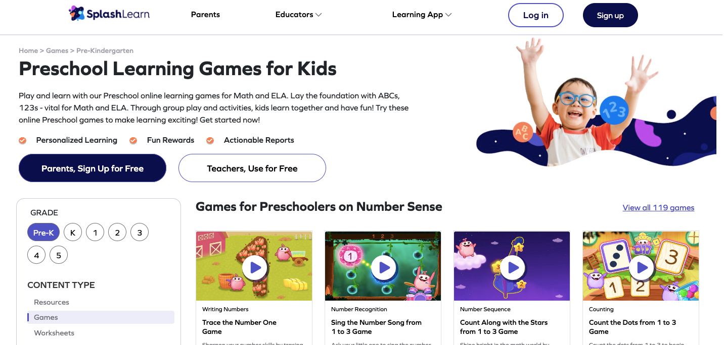 educational video games for 3 year olds