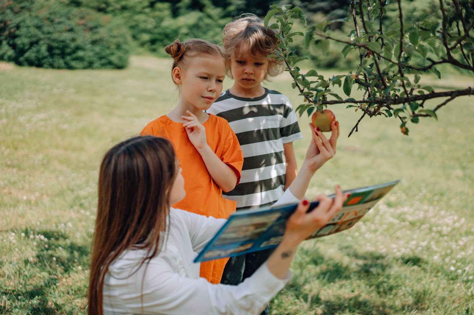 Friends reading