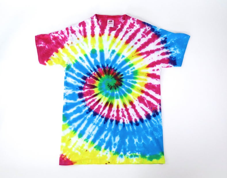 Image of dyed old t shirt
