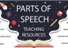 Parts of speech teaching resources