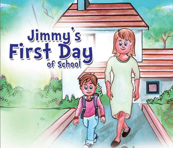 Image of book cover of storybooks online Jimmy's First Day of School