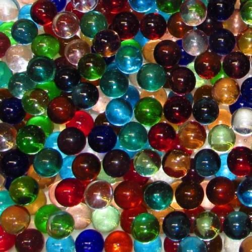 Image of colorful marbles