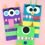 Image of paper bag monsters