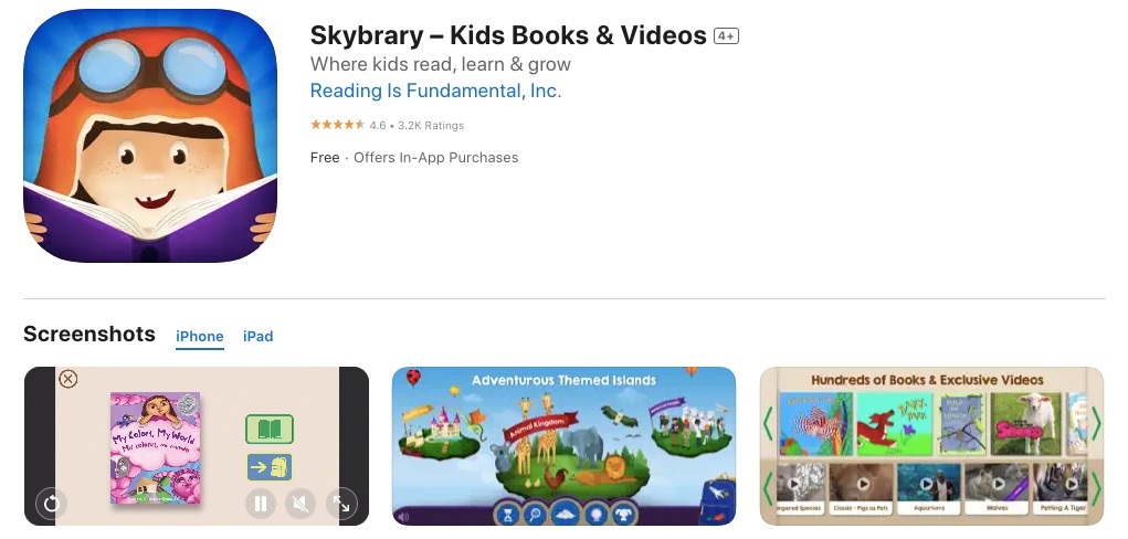 App store image of Skybrary