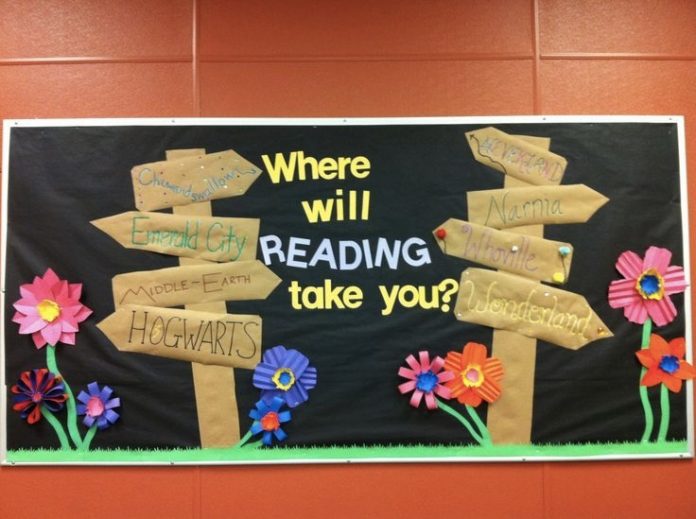 Reading bulletin board