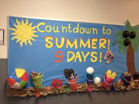 Summer bulletin board