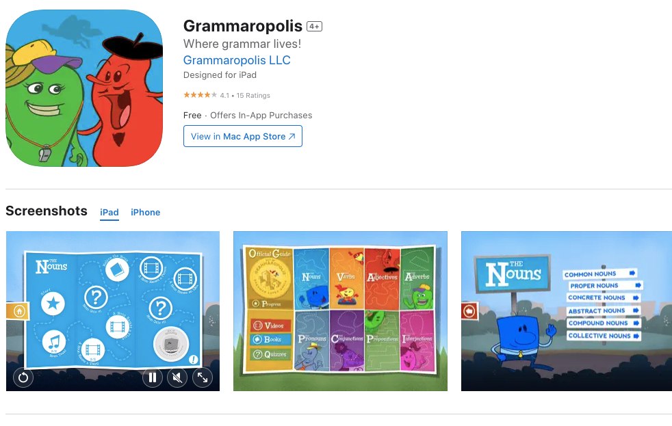 grammaropolis app screenshot