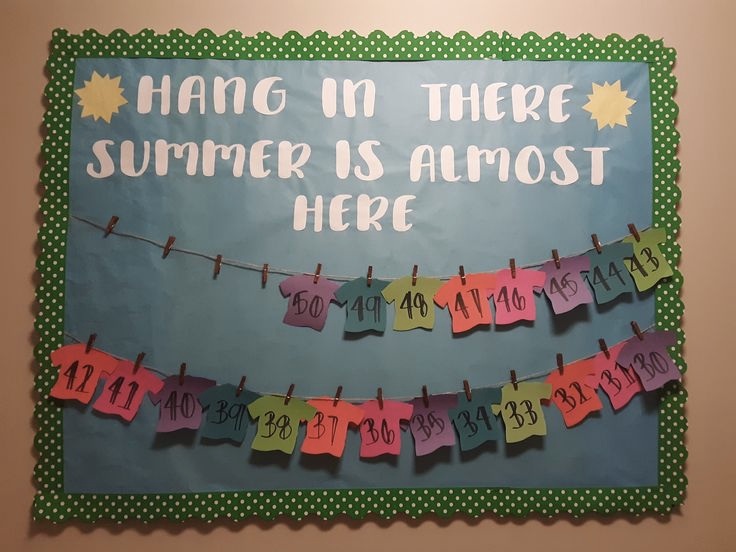 Summer bulletin board