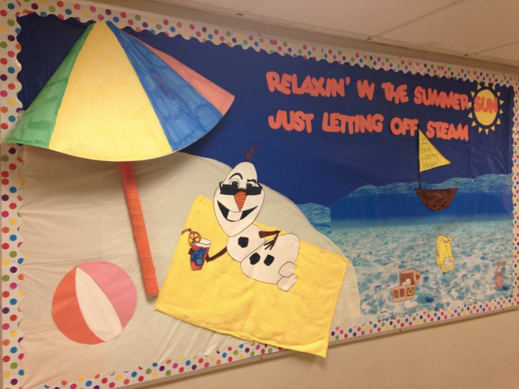 Summer bulletin board