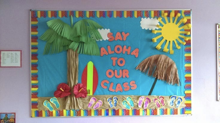 Summer bulletin board