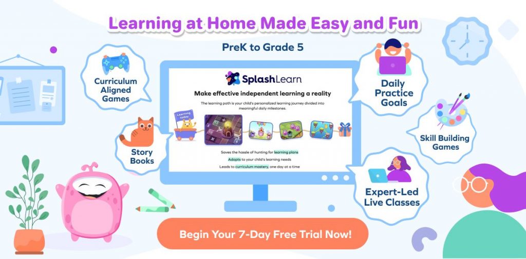 Splashlearn homeschooling features
