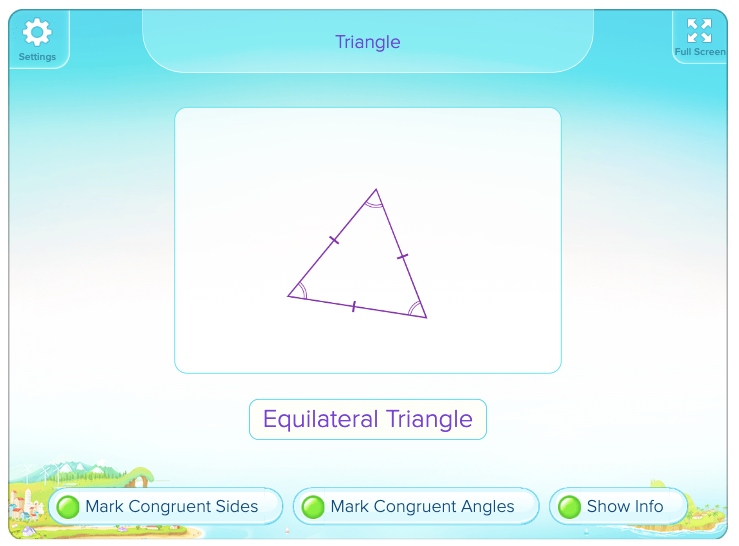 2D shapes teaching tools for 2nd grade