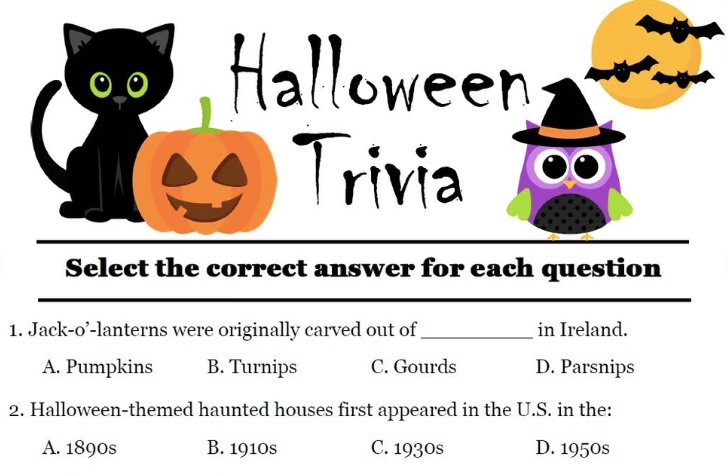 Halloween Trivia Questions for kids