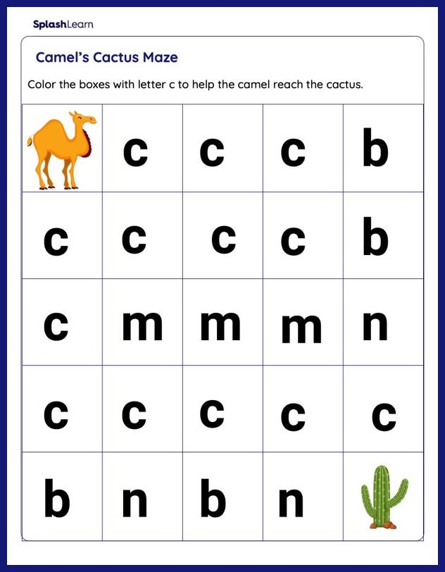 Letter C Worksheet