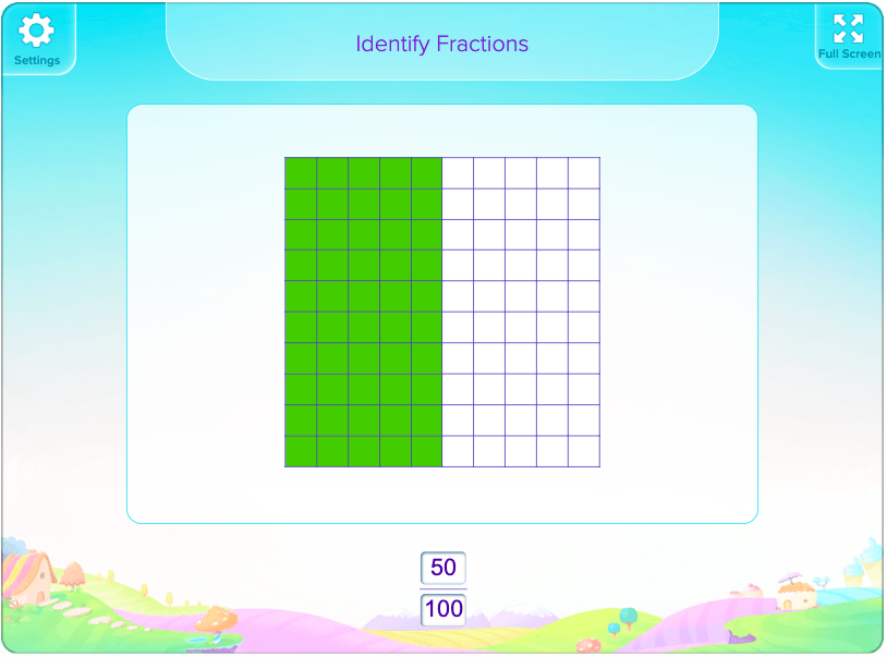 Decimal fractions teaching tool grade 4