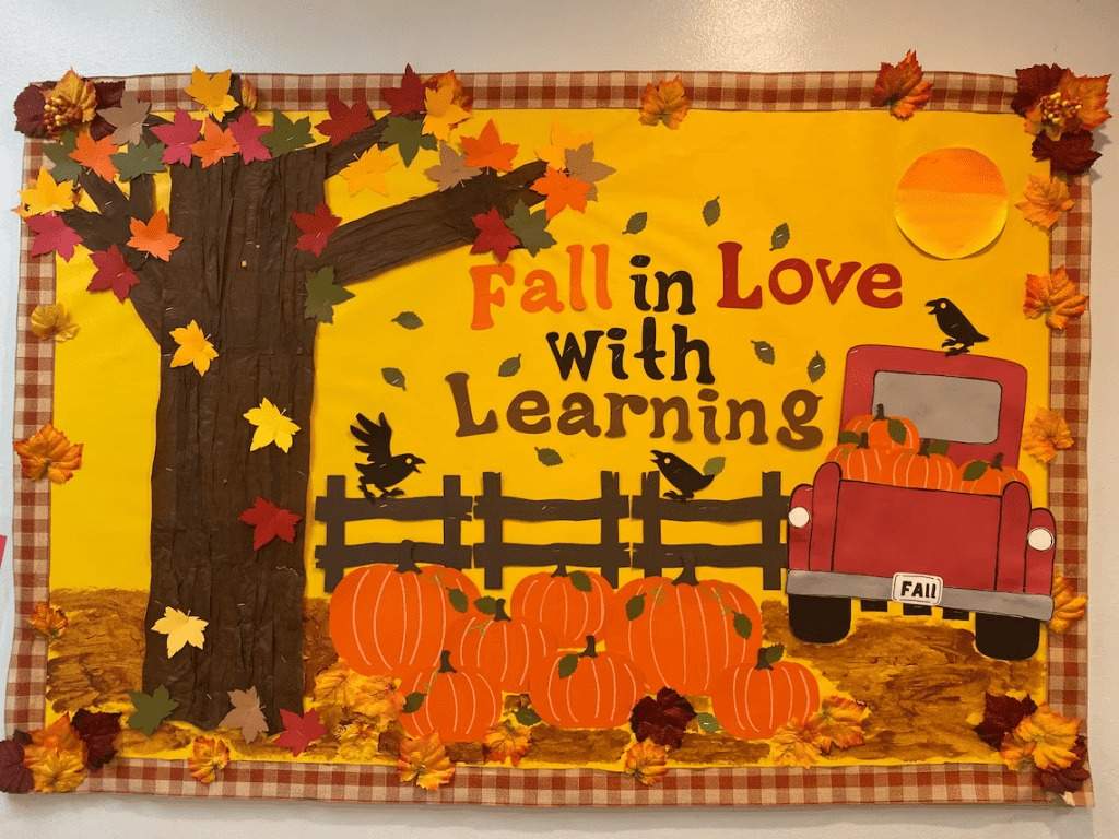 Fall bulletin board