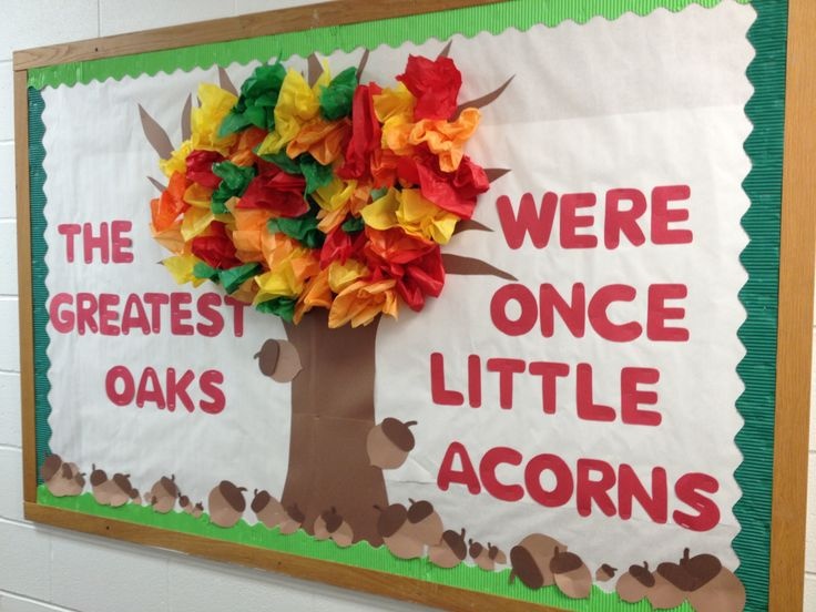 Fall bulletin board