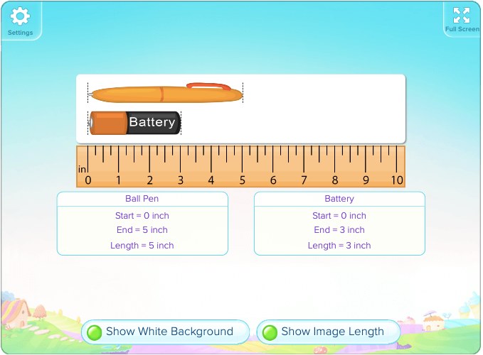 Teaching length measurement to 2ns graders with a teaching tool