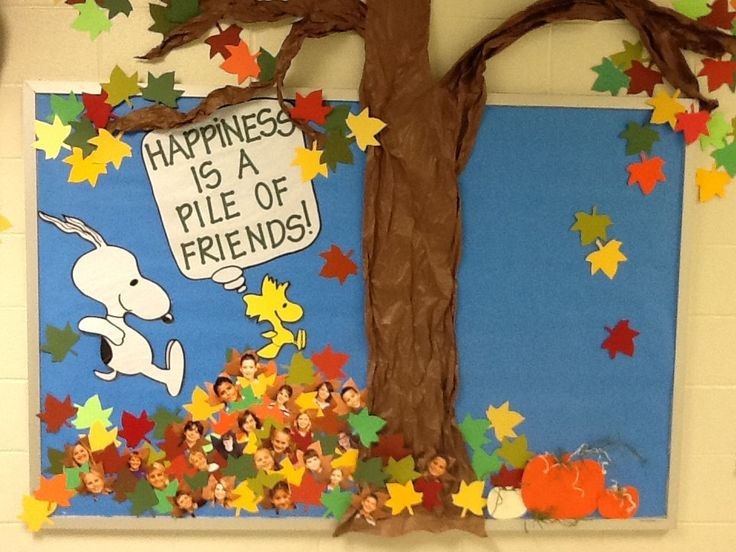 Fall bulletin board