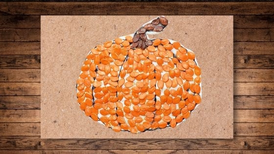 Pumpkin mosaic