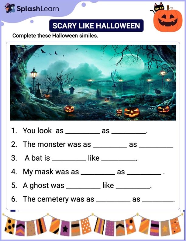 Halloween worksheet