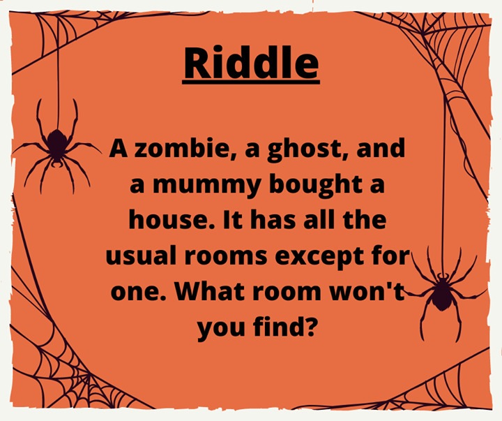 Spooky halloween riddle