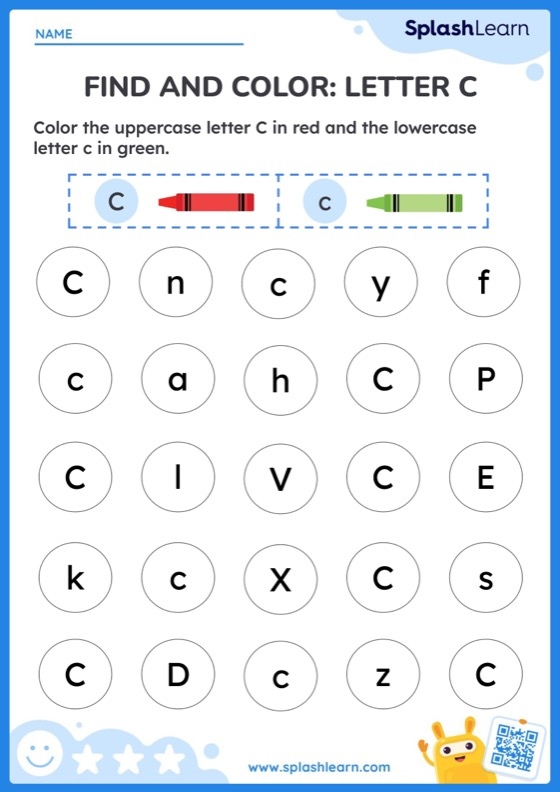 Letter C Worksheet