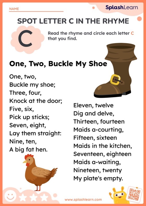 Letter C Worksheet