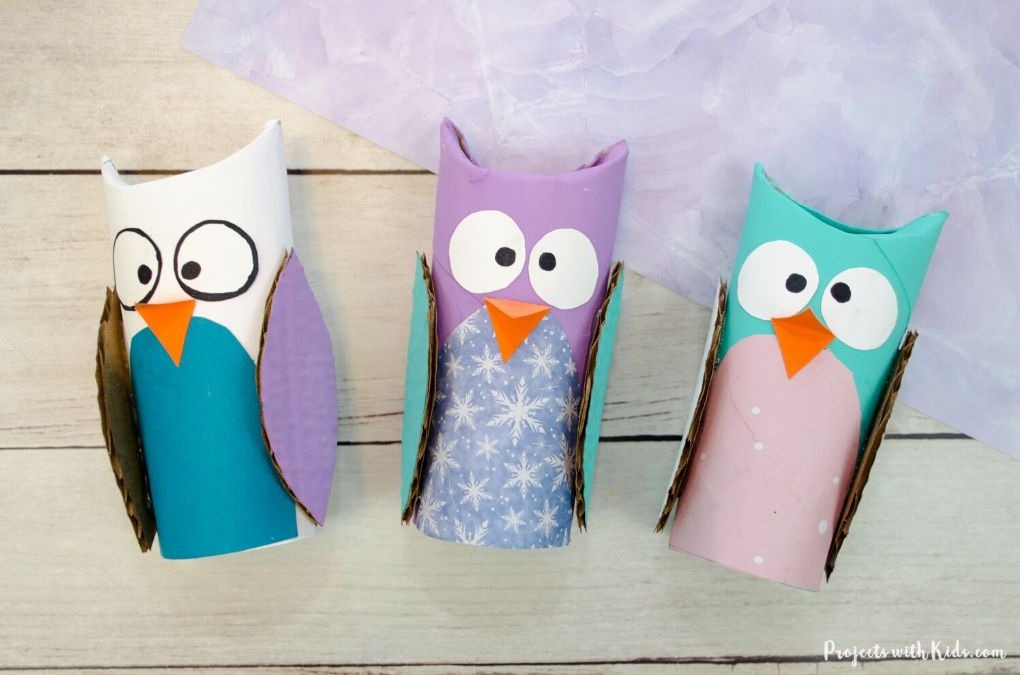 Toilet paper owls