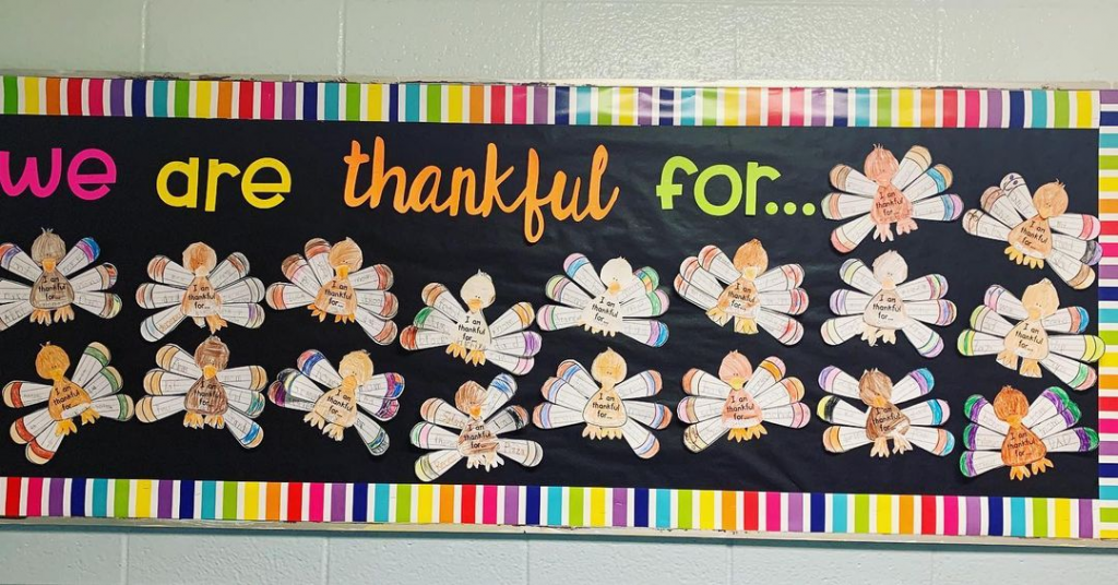 Be Thankful Bulletin Board idea