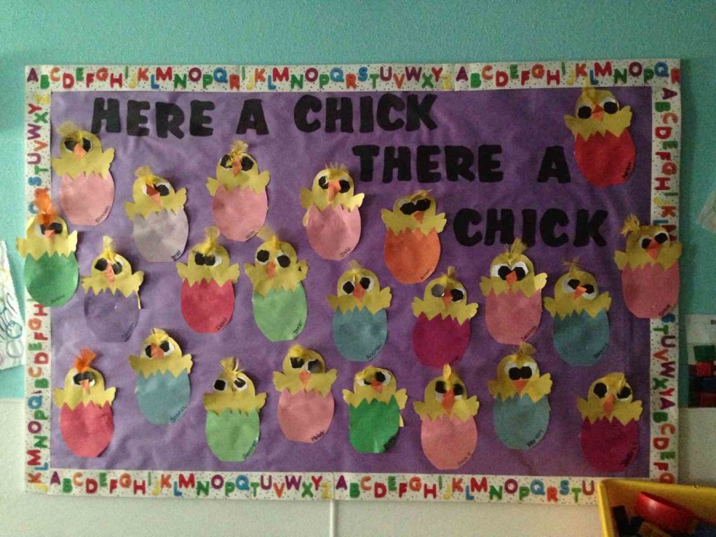 Chicken Wings Bulletin Board idea