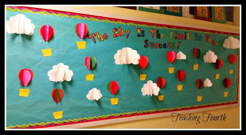 Growth Balloons Bulletin Board idea