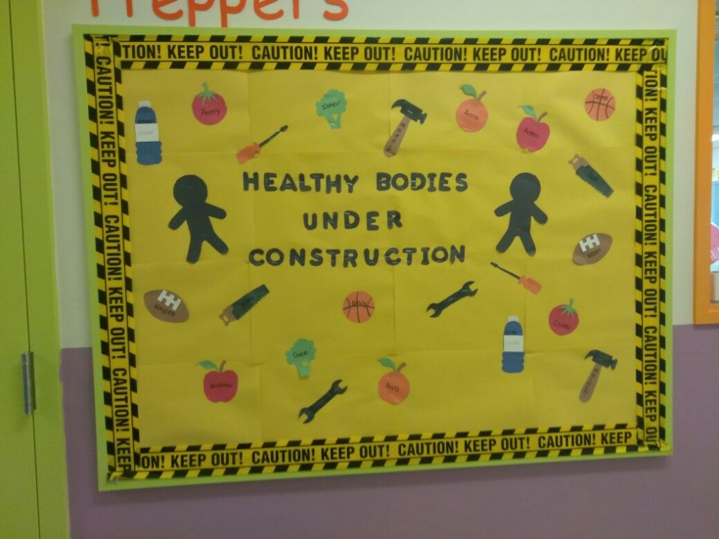 Healthy Bodies bulletin Board ideas