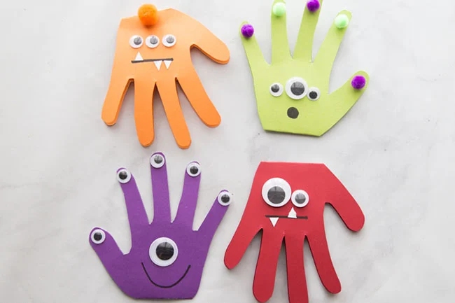 Handprint monsters