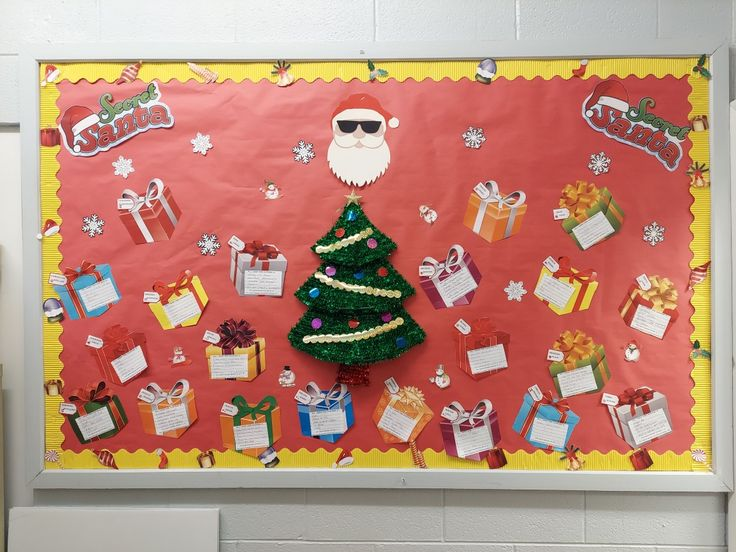 Secret Santa Bulletin Board