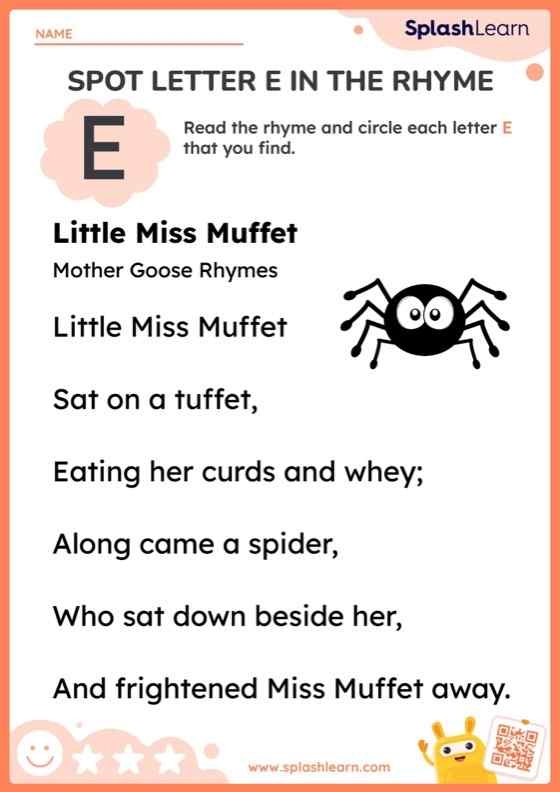 Letter E Activity Worksheet