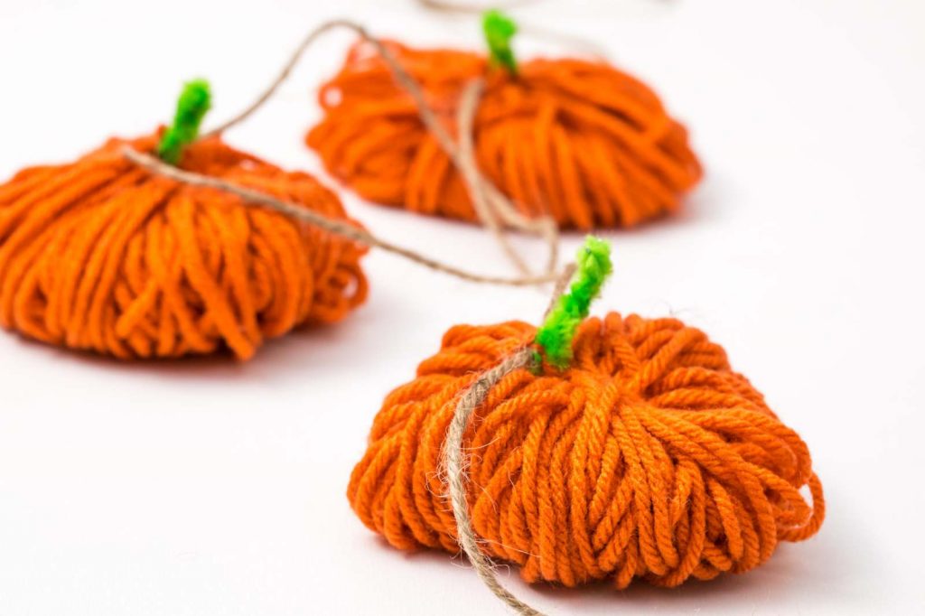 Yarn Pumpkins