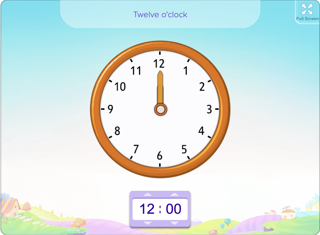 Telling Time Teaching Tool