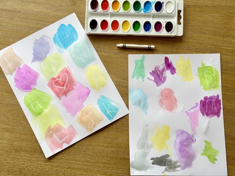 Alphabet with Watercolors Activity