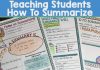 Teaching Students how to Summarize