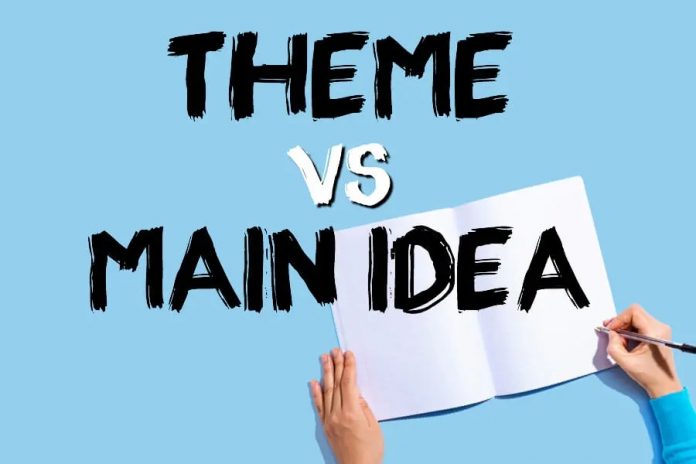 Theme vs main idea