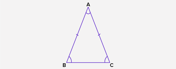 define isosceles triangle webster