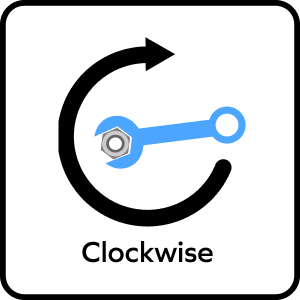 counter clockwise