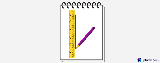 Drawing a vertical line using a ruler